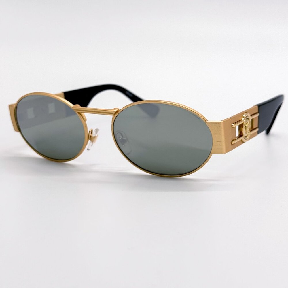 NEW VERSACE SUNGLASSES VE2264 1002/30 SILVER WOMEN EYEWEAR VE2264 100230